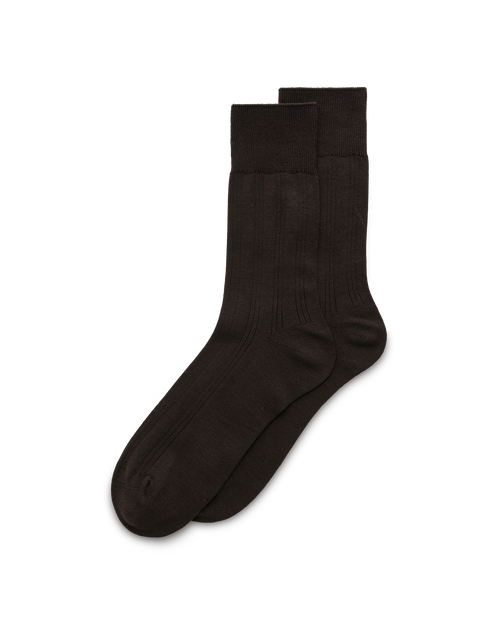ECCO Classic Men Ribbed Mid Cu - Men's Ribbed Mid-Cut Socks