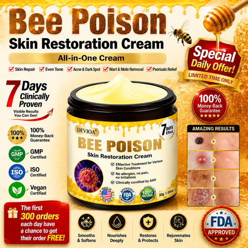 DEVIOA®   Bee Poison Skin Restoration Cream 👨‍⚕️🥇👩‍⚕️